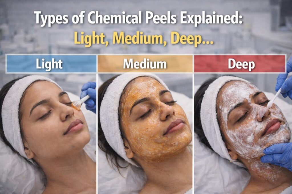 types of chemical peels benefits and procedure